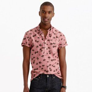 J. Crew Men’s Chambray Palm Tree Popover Shirt
